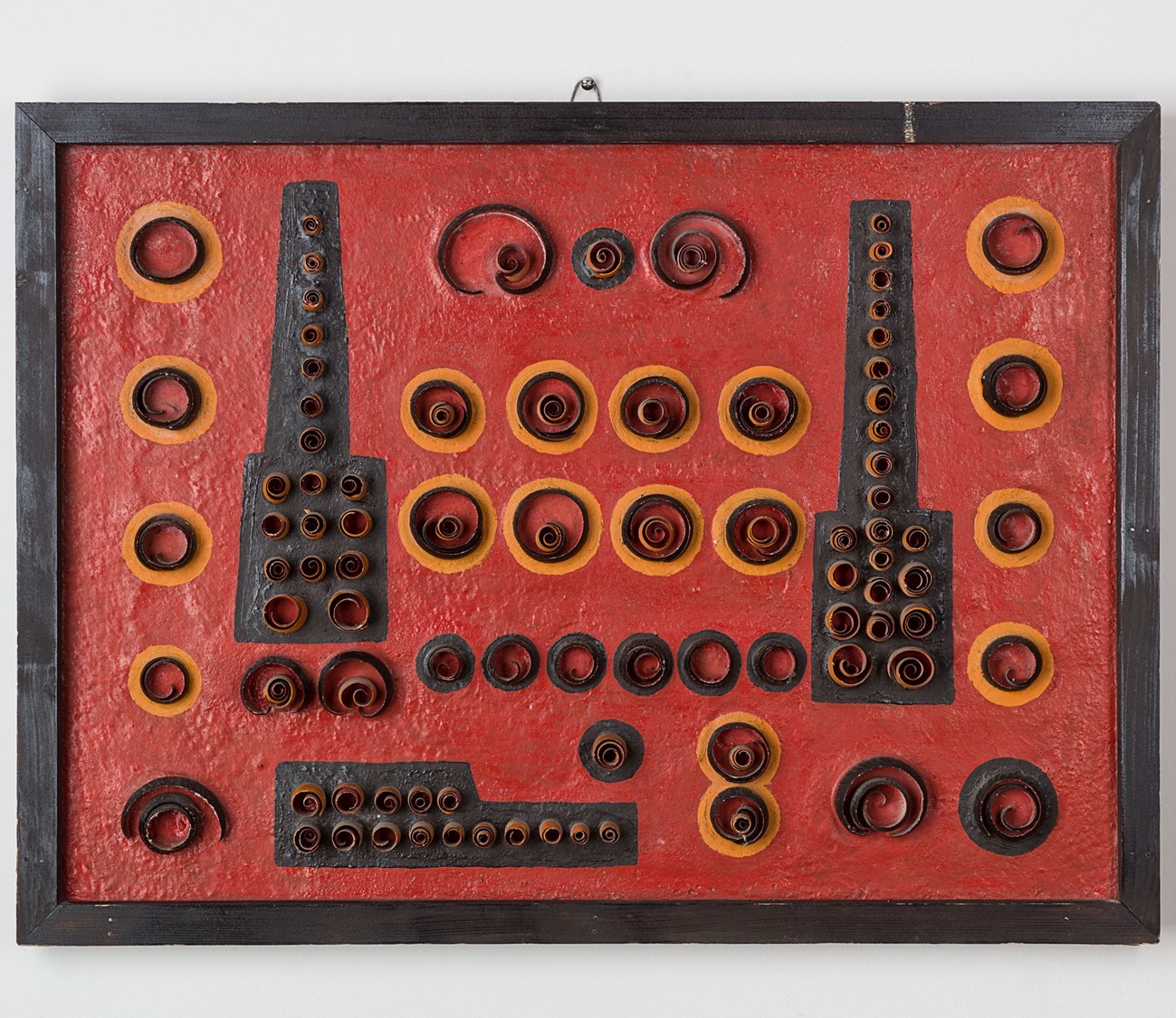 Abstrakcyjne dzieło sztuki - technika mieszana