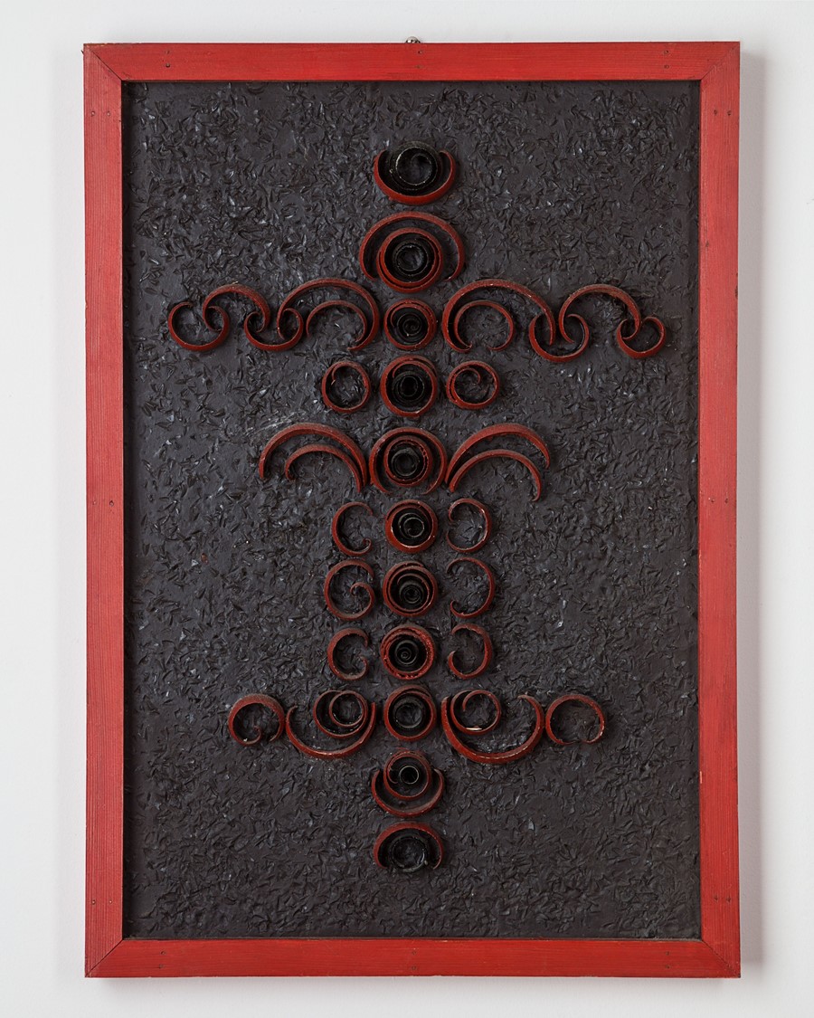 Abstrakcyjne dzieło sztuki - technika mieszana